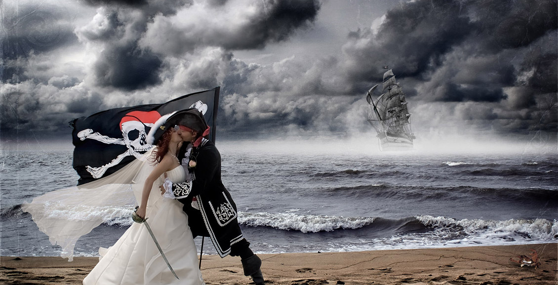 свадьба в пиратском стиле, как организовать свадьбу в пиратском стиле, свадьба