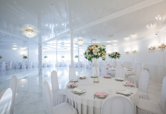 белые залы свадьбы