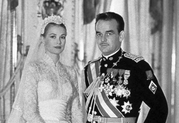 Грейс Келли и принц Ренье III свадьба