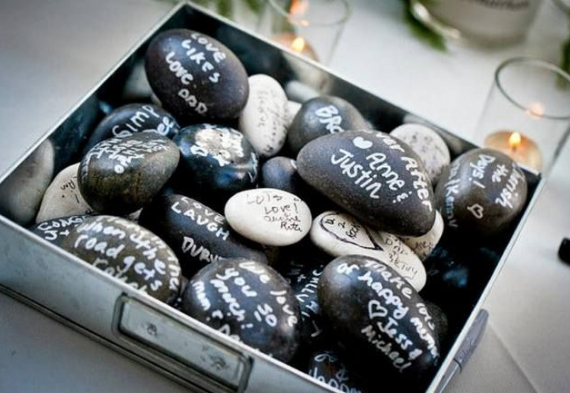 Камни пожеланий на свадьбе