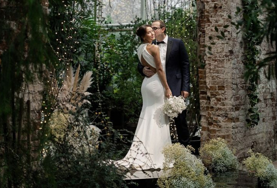 свадьба в ботаническом саду