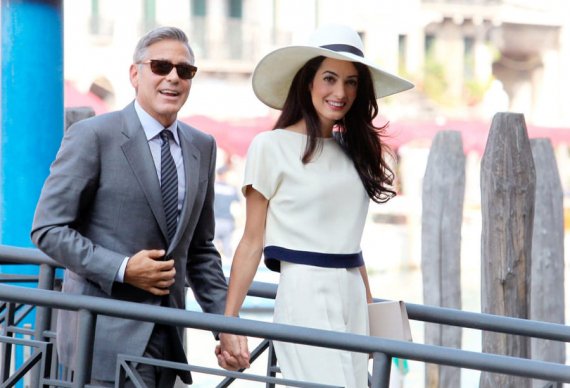 Джорж Клуни и Амаль Аламуддин свадебные наряды