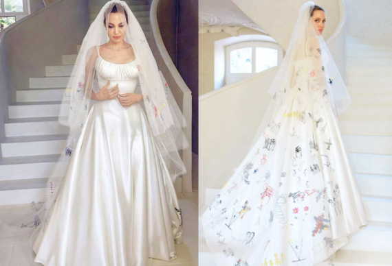 Свадебное платье Анжелина Джоли