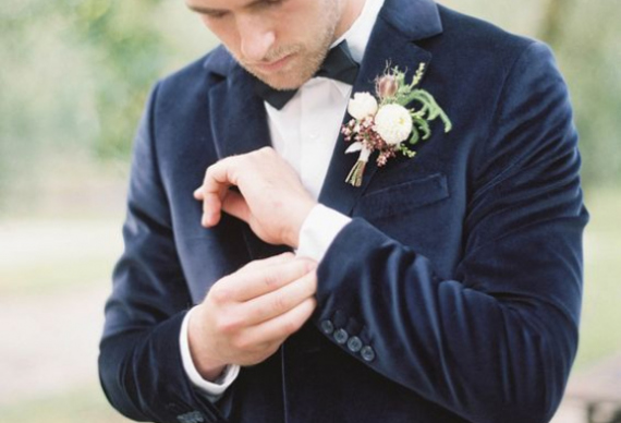 Вельветовый костюм для свадьбы