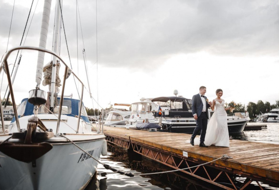 свадьба в яхт клубе