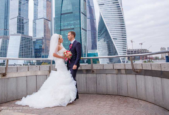 Свадебная фотосессия у Москва-Сити