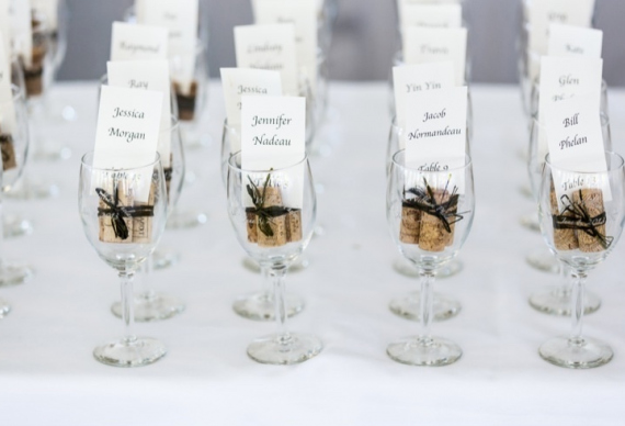 Свадебные стаканы-бонбоньерки для гостей