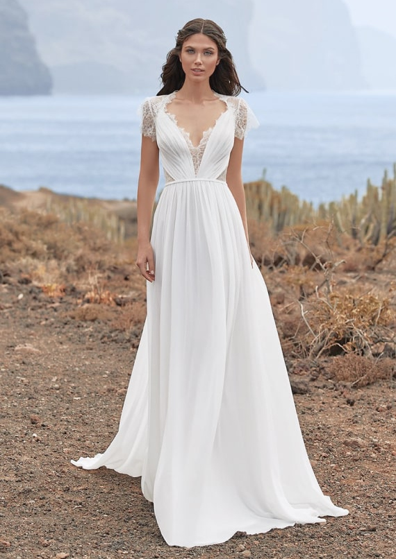 Греческое платье невесты